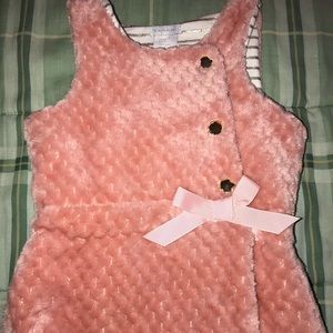 Faux fur toddler girl vest 5t